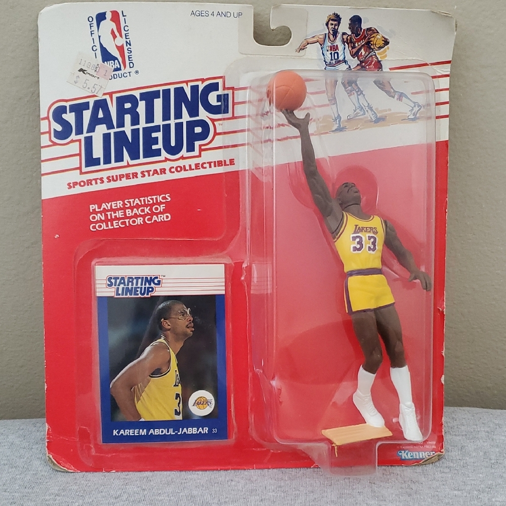 Starting Lineup 1988 Kareem Abdul-Jabbar Action Figure
